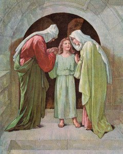 Het kind Jezus in de tempel