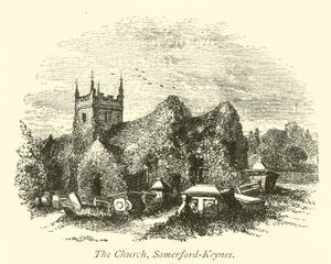 De kerk, Somerford-Keynes door English School