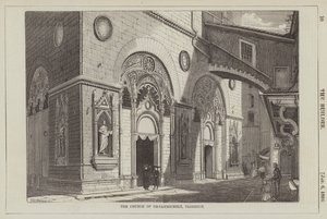 De Kerk van Or-sanmichele, Florence (gravure)