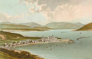 De Clyde van boven Gourock