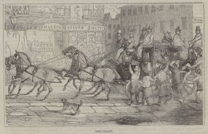 De Komeet (gravure) door English School