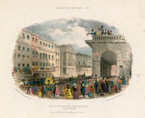 De kroningsprocessie, 8 september 1831 door English School
