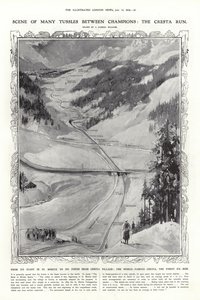 De Cresta Run, St. Moritz, Zwitserland door English School