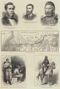 De Crisis in Egypte (gravure) door English School