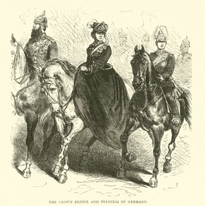 De kroonprins en prinses van Duitsland, maart 1871