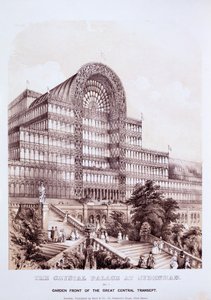 Het Crystal Palace in Sydenham door English School