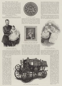Het bezoek van de tsaar aan Parijs (gravure)
