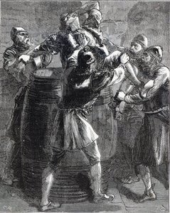 De dood van Clarence (gravure) door English School