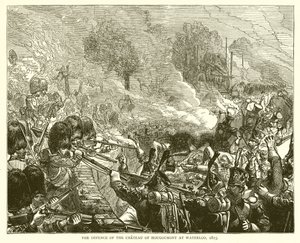 De Verdediging van het Kasteel van Hougoumont bij Waterloo, 1815