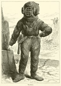 De duiker (gravure) door English School