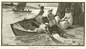 De wonderbare visvangst, Lucas, v, 6