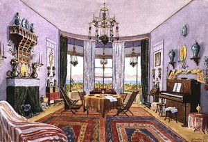De salon, Woodford Cottage, Gibraltar