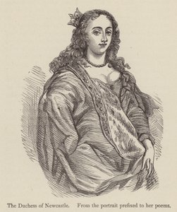 De Hertogin van Newcastle, van het portret voorafgaand aan haar gedichten door English School