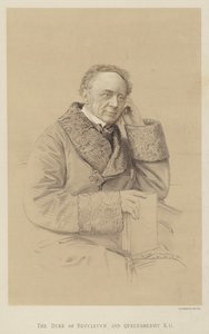 De Hertog van Buccleuch en Queensberry, KG (litho)