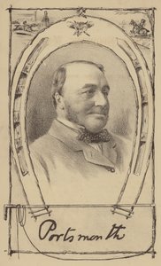 De Graaf van Portsmouth (gravure) door English School