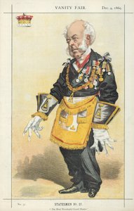 De Graaf van Zetland, De Meest Eerwaarde Grootmeester, 4 december 1869, Vanity Fair cartoon