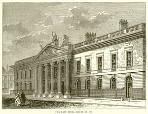 Het Oost-Indisch Huis in 1803 door English School