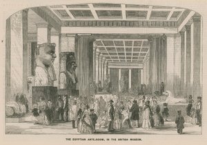 De Egyptische voorzaal in het British Museum