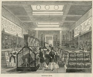 De Egyptische kamer in het British Museum