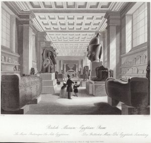 De Egyptische kamer van het British Museum
