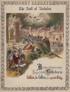 De val van Babylon door English School