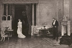 De Eerste Wolk, naar W Q Orchardson, RA