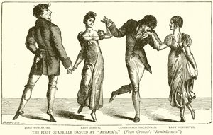 De Eerste Quadrille gedanst bij Almacks