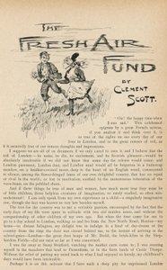Het Fresh Air Fund door Clement Scott door English School