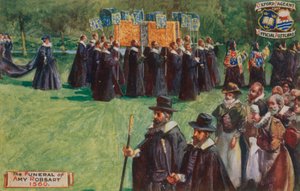 De Begrafenis van Amy Robsart, 1560 door English School