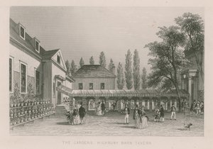 De tuinen bij de Highbury Barn Tavern