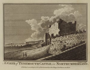 De Poort van Tynemouth Kasteel, in Northumberland door English School