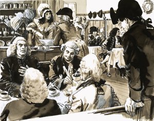 De Georgiërs: De Monarch van Woorden (Samuel Johnson) door English School