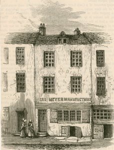 Het Geestenhuis in Cock Lane door English School