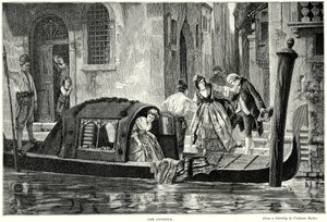 De gondel (gravure) door English School