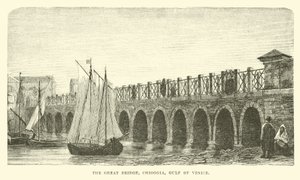 De Grote Brug, Chioggia, Golf van Venetië door English School