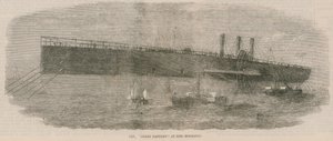 De Great Eastern aan haar ligplaats