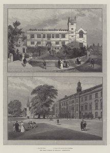 De grote scholen van Engeland, Shrewsbury (gravure)