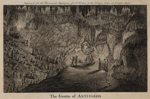 De grot van Antiparos, Griekenland door English School