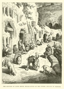De grotten van Sacro Monte, hoofdkwartier van de zigeuners, Gitanos van Granada