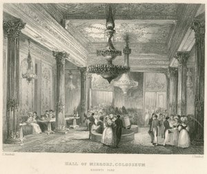 De Spiegelzaal, Colosseum, Regents Park, Londen door English School