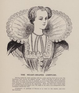 De hartvormige kapsel (gravure)