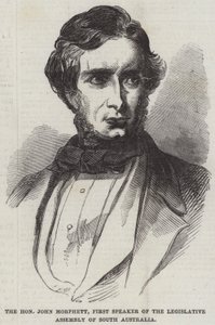 De Eerwaarde John Morphett, Eerste Spreker van de Wetgevende Vergadering van Zuid-Australië door English School