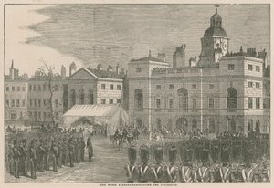 De Horse Guards: Het opstellen van de processie