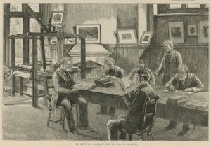 De Hugenoten in Engeland: De mannen dagkamer, Frans Protestant Ziekenhuis door English School