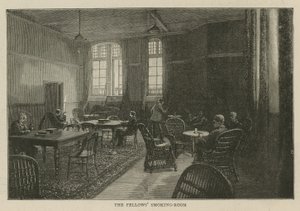 Het Imperial Institute: De rookkamer van de Fellows door English School