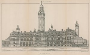 Het Imperial Institute: Het geaccepteerde ontwerp door Thomas Edward Collcutt
