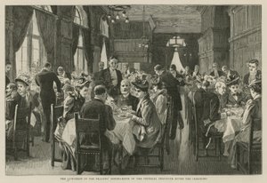 Het Imperial Institute: De lunch in de eetkamer van de Fellows na de ceremonie door English School