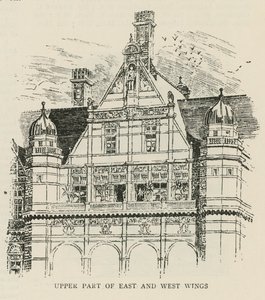 Het Imperial Institute: Bovenste deel van de oost- en westvleugels door English School