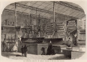De Internationale Tentoonstelling; Het Ministerie van Marine van de Marinehof door English School
