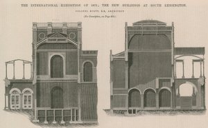 De Internationale Tentoonstelling van 1871: De Nieuwe Gebouwen in South Kensington door English School